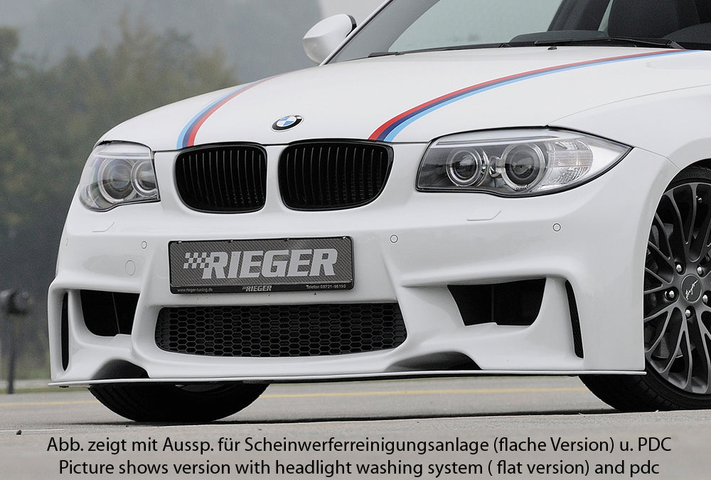 Rieger 00035032 BMW 1 Series E81 E82 E87 E88 Front Bumper