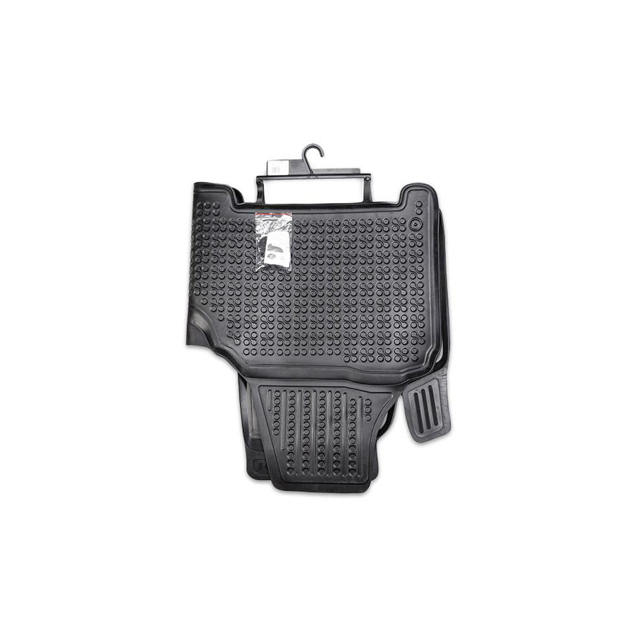 REZAW PLAST 201517 Floor mat set Elastomer, Front, Quantity: 1, Black