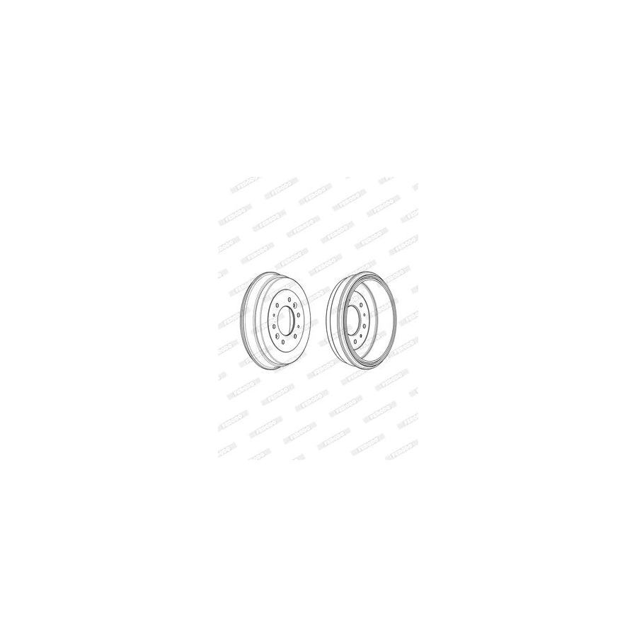 Ferodo Sl Fsl1021 Brake Pad Set Not Prepared For Wear Indicator