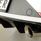 Rieger 00088135 SEAT 5F Leon FR Rear Diffuser for Sport Tailpipe Left & Right - Glossy Black