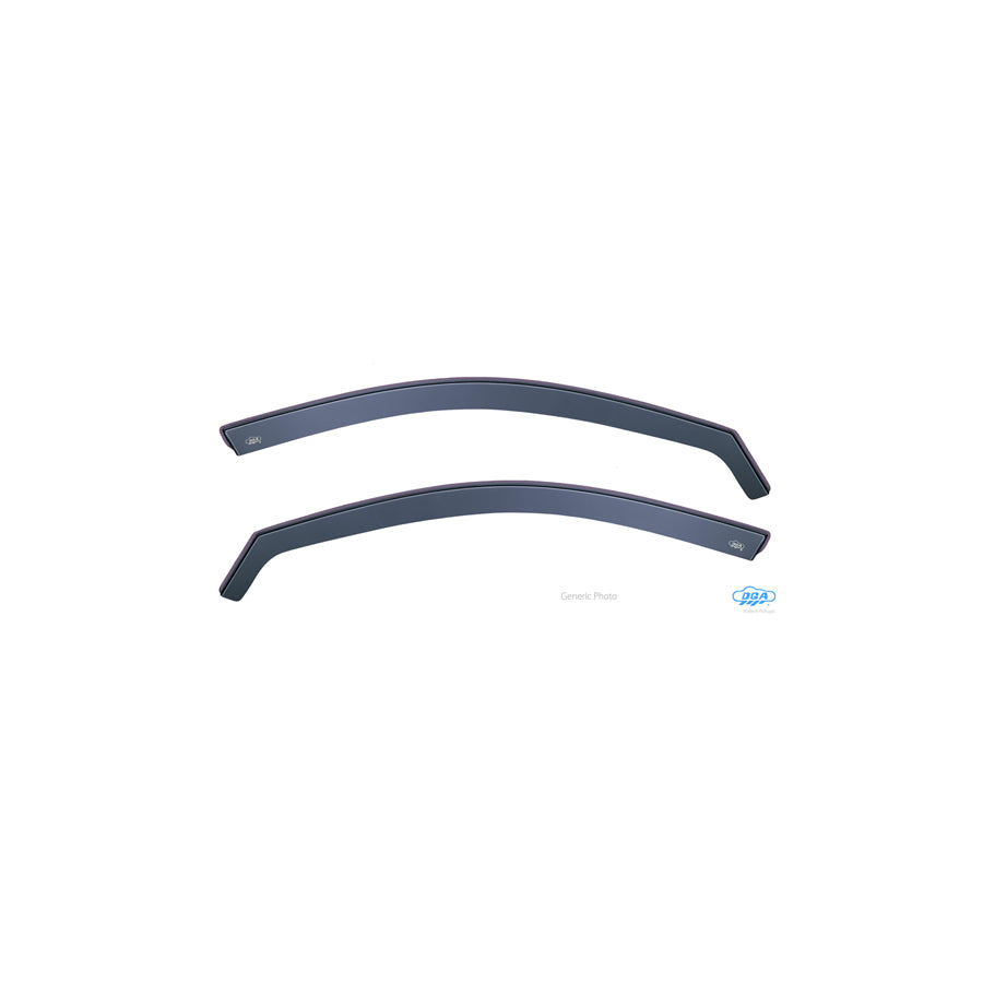 DGA 21007 Wind deflectors for LAND ROVER Freelander I Off-Road (L314) Arrow direction, Front, inner