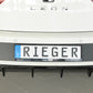 Rieger 00088135 SEAT 5F Leon FR Rear Diffuser for Sport Tailpipe Left & Right - Glossy Black