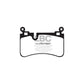 EBC Mercedes-Benz R230 Yellowstuff 4000 Series Rear Sport Brake Pads & Premium OE Replacement Drilled Discs Kit - Brembo Caliper (SL65 AMG & S63 AMG)
