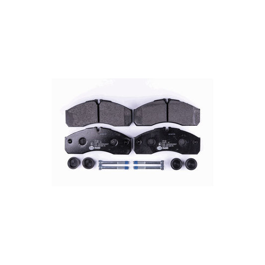 Hella 8DB 355 020 701 Brake Pad Set For Nissan Cabstar E Platform Chassis Tl_ Vl_ Prepared For Wear Indicator With Accessories