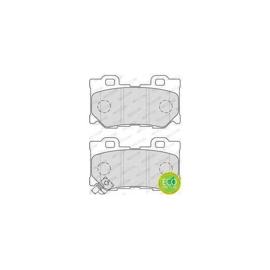Ferodo Premier Eco Friction Fdb4312 Brake Pad Set With Acoustic Wear Warning With Accessories