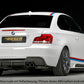 Rieger 00035039 BMW 1 Series E82 E88 Rear Diffuser for Twin Tailpipe Left & Right -  Matte Black