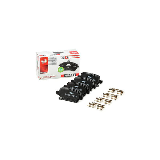 Ferodo Premier Eco Friction Fdb4938 Brake Pad Set With Acoustic Wear Warning With Accessories