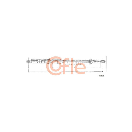 COFLE 11.919 Throttle Cable for FORD TRANSIT | Duco Car Parts UK Car Parts