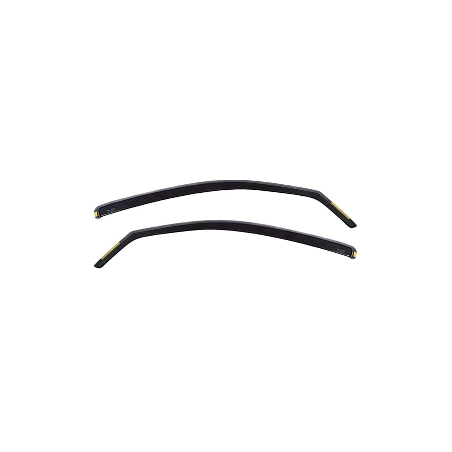 HEKO 29638 Wind deflectors Arrow direction, Front, Vehicle Door, Smoke Grey