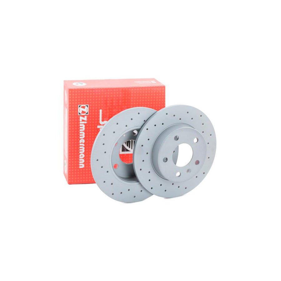 ZIMmERMANN SPORT COAT Z 430 1485 52 Brake Disc Perforated Solid Coated