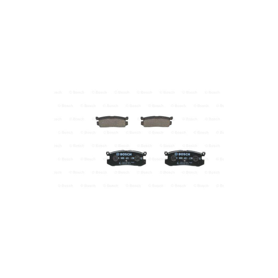 Bosch 0986461138 Brake Pad Set BP587