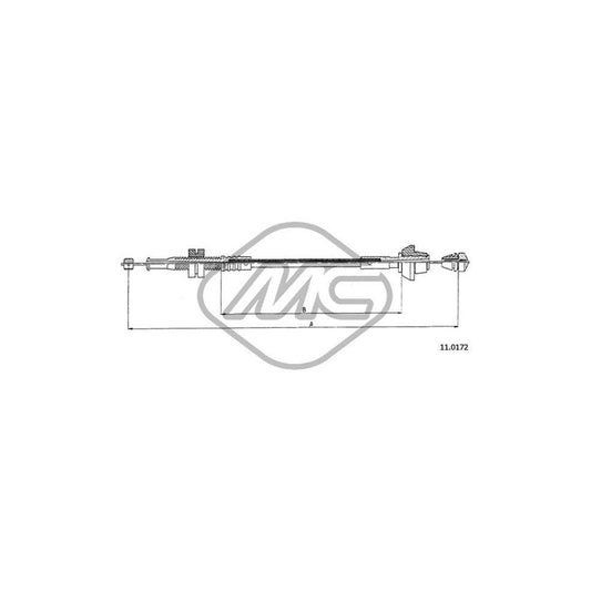 Metalcaucho 81907 Throttle Cable | Duco Car Parts UK Car Parts