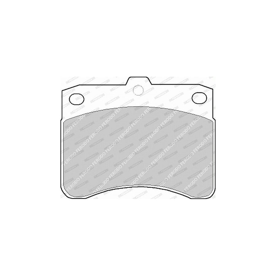 Ferodo Premier Eco Friction Fvr549 Brake Pad Set Not Prepared For Wear Indicator Without Accessories