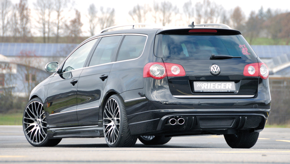 Rieger 00099776 VW 3C Passat Right Side Skirt - Carbon-Look