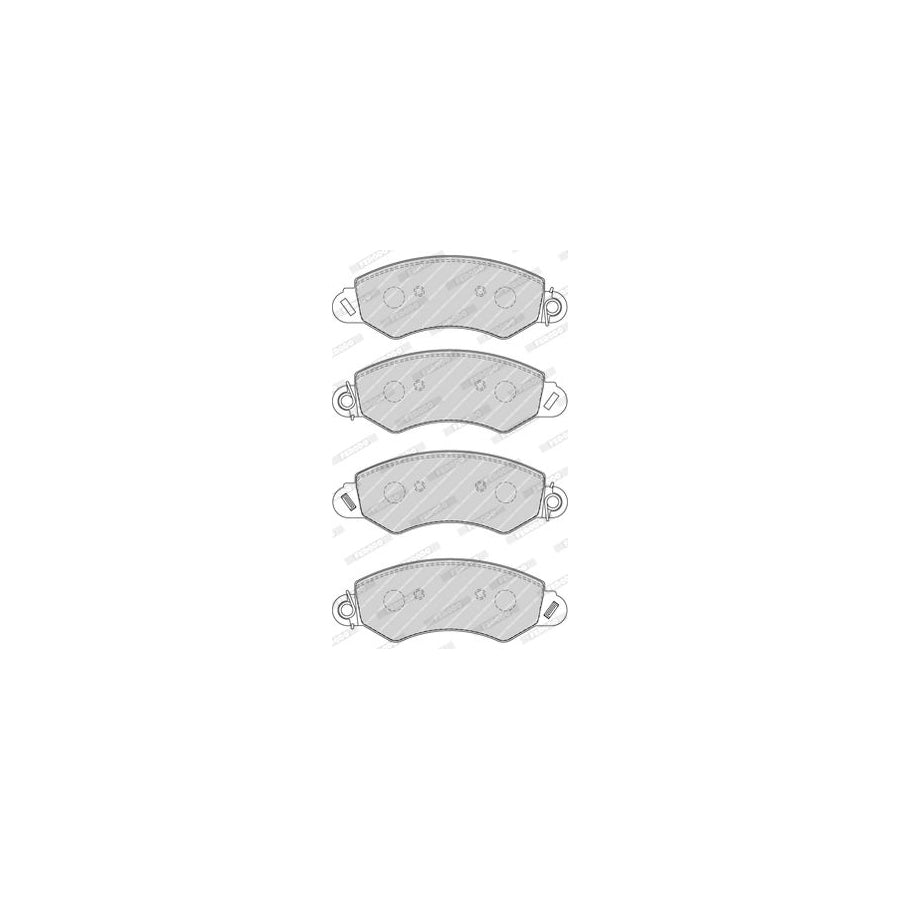 Ferodo Premier Eco Friction Fvr1774 Brake Pad Set For Ldv Maxus With Acoustic Wear Warning With Piston Clip With Accessories