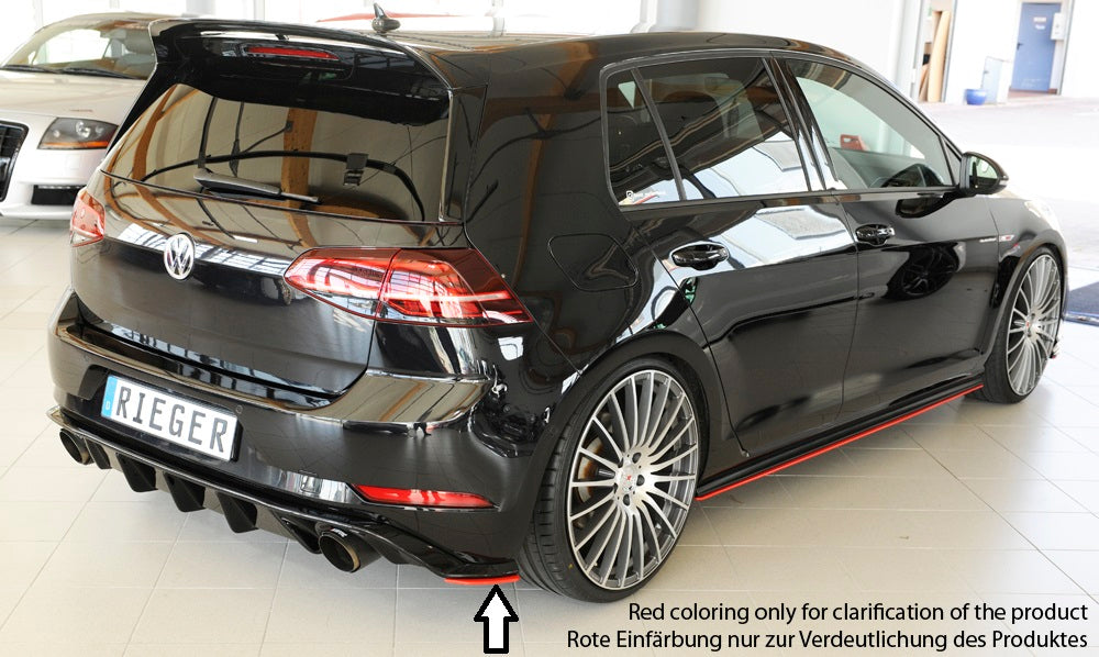 Rieger 00059592 VW Mk7 Golf GTI Right Rear Side Splitter