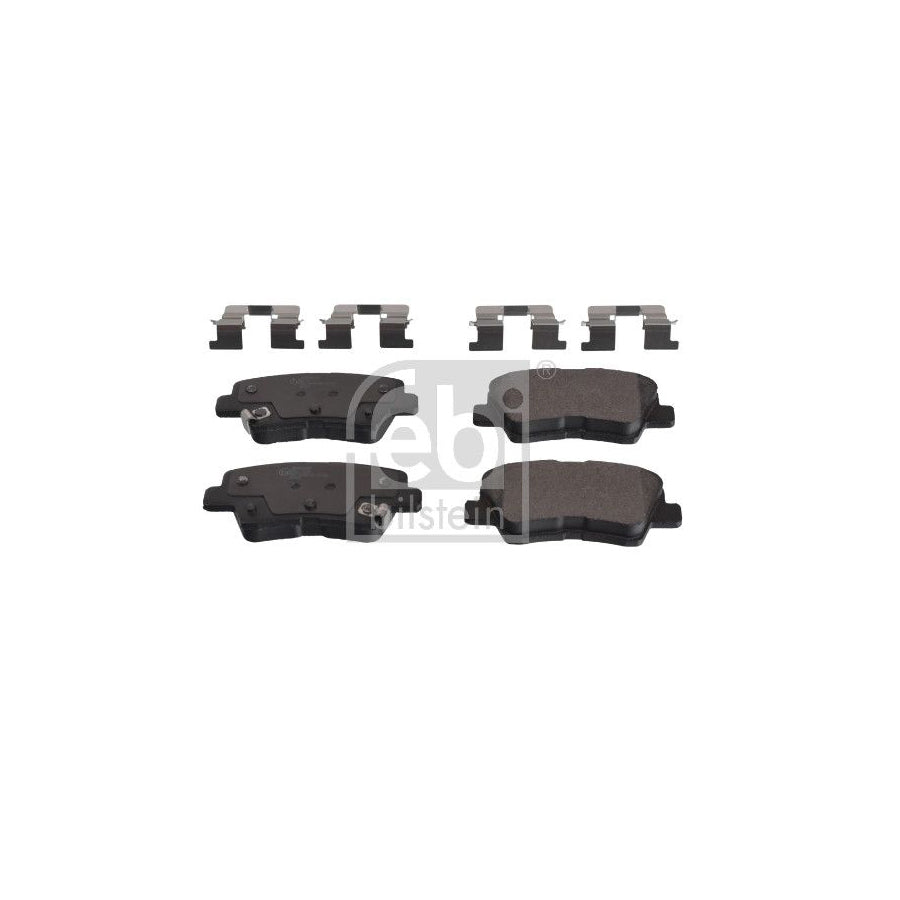 Febi Bilstein 116289 Brake Pad Set Rear Axle With Acoustic Wear Warning With Attachment Material