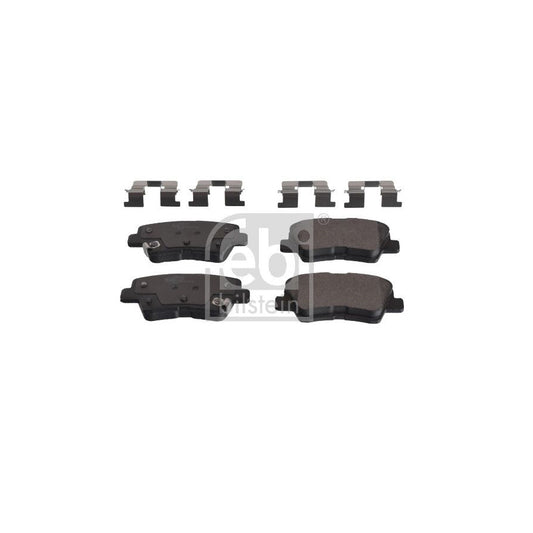 Febi Bilstein 116289 Brake Pad Set Rear Axle With Acoustic Wear Warning With Attachment Material