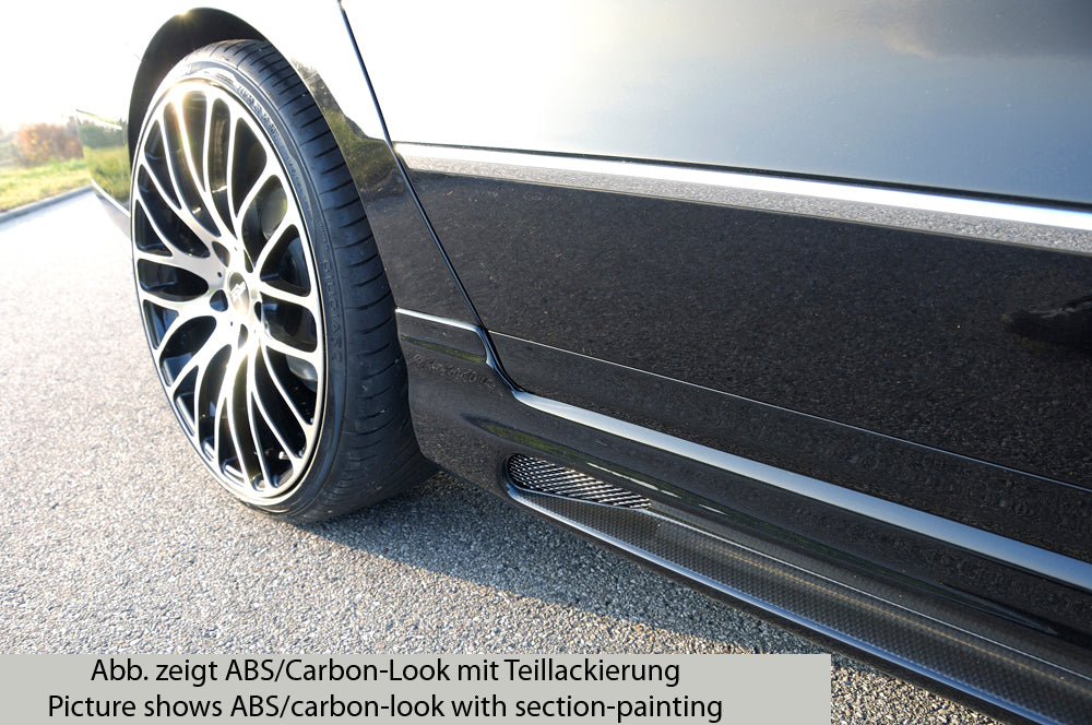 Rieger 00099776 VW 3C Passat Right Side Skirt - Carbon-Look