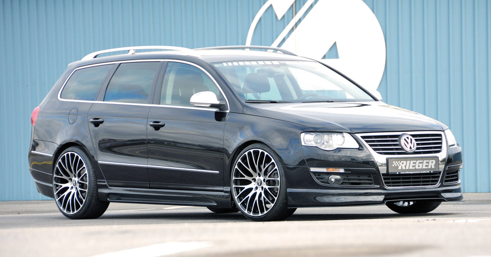 Rieger 00099776 VW 3C Passat Right Side Skirt - Carbon-Look
