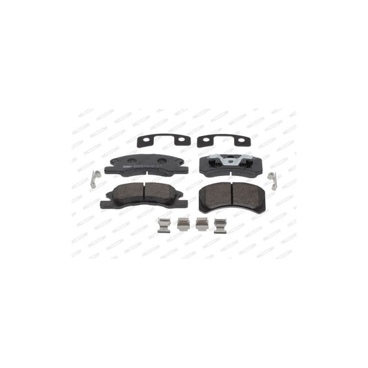 Ferodo Premier Eco Friction Fdb1988 Brake Pad Set With Acoustic Wear Warning With Piston Clip With Accessories
