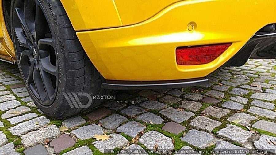 Maxton Design RE-ME-3-RS-RSD1T Rear Side Splitters Renault Megane RS MK3 | Duco Car Parts UK Car Parts