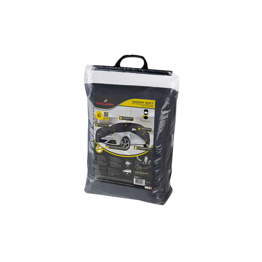 WALSER Indoor Soft 31057 Car cover 2 455x401 cm, Black