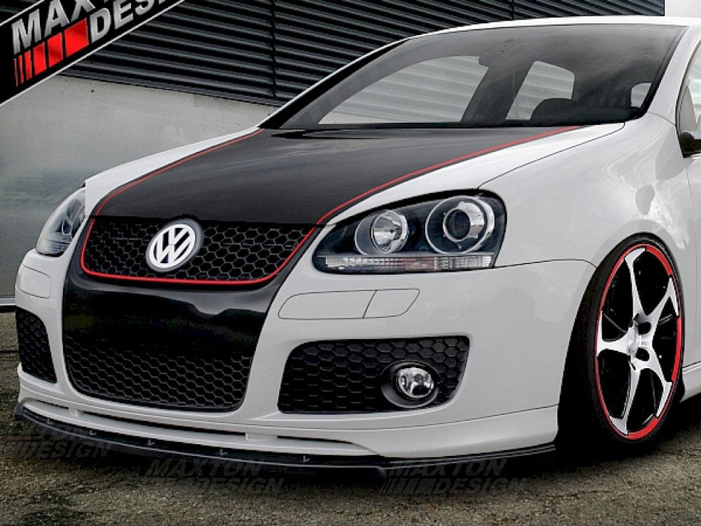 Maxton Design VW-GO-5-GTI-VOTEX-FD1T Front Splitter VW Golf v | Duco Car Parts UK Car Parts