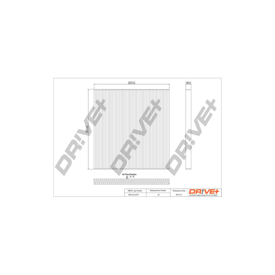 Dr!Ve+ Dp1110.12.0379 Pollen Filter | Duco Car Parts UK Car Parts