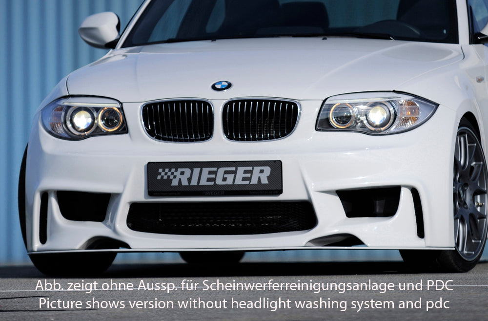 Rieger 00035041 BMW 1 Series E81 E82 E87 E88 Front Bumper
