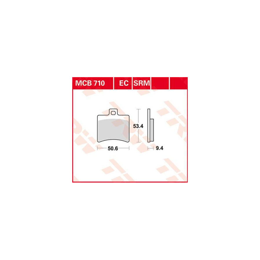 TRW Sinter Maxi Scooter Mcb710Srm Brake Pad Set