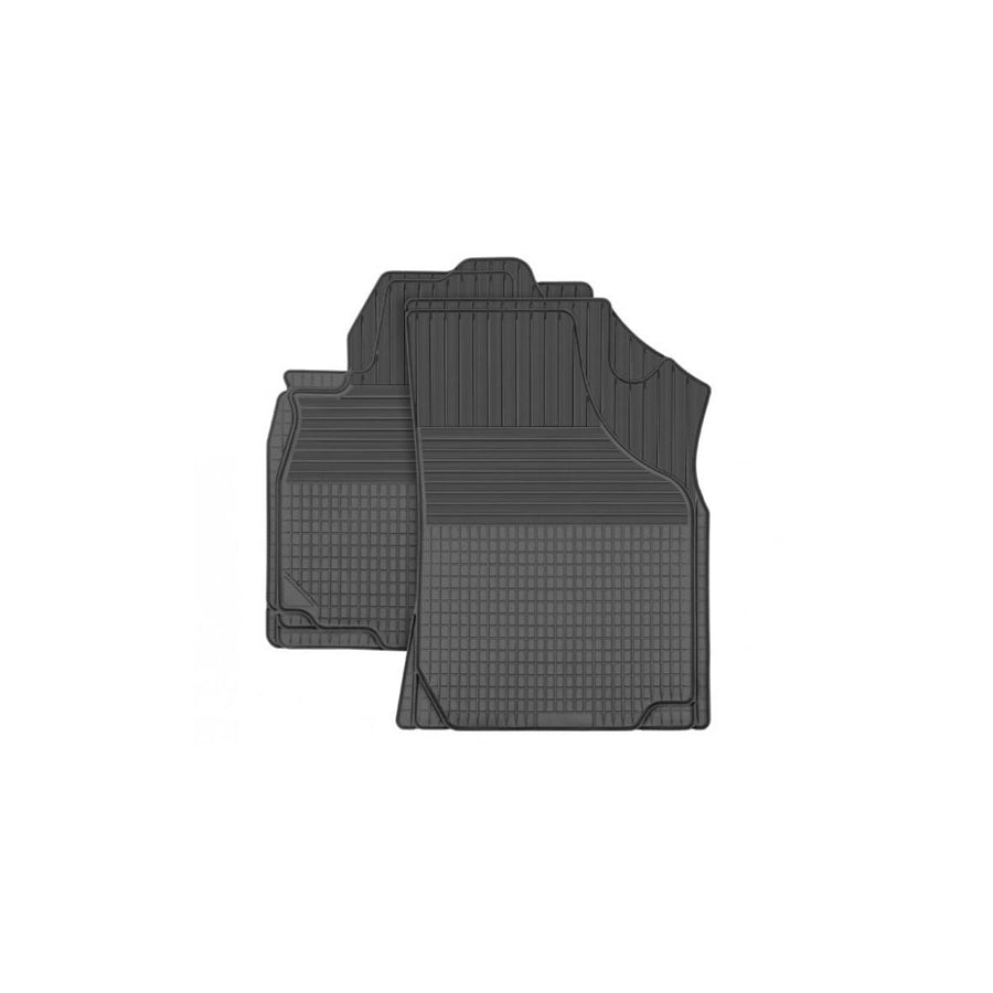 KEGEL 5-8214-785-4010 Floor mat set Elastomer, Front, Quantity: 2, Black