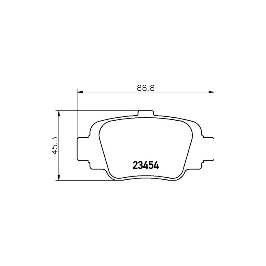Hella 8DB 355 011 551 Brake Pad Set For Nissan Micra Ii Hatchback K11 Not Prepared For Wear Indicator
