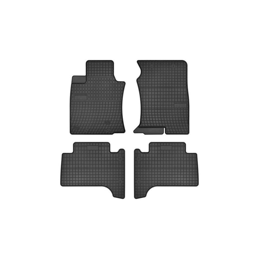FROGUM Tailored 0806 Floor mat set for TOYOTA LAND CRUISER Elastomer, Front and Rear, Quantity: 4, Black, (LHD)