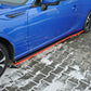Maxton Design Subaru Brz / Toyota Gt86 Facelift (2017-2020) Side Skirts Splitters (black & Red) V.2