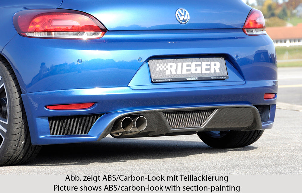Rieger 00099772 VW 13 Mk3 Scirocco Rear Diffuser