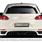 Rieger 00099772 VW 13 Mk3 Scirocco Rear Diffuser for Twin Tailpipe Left - Carbon-Look