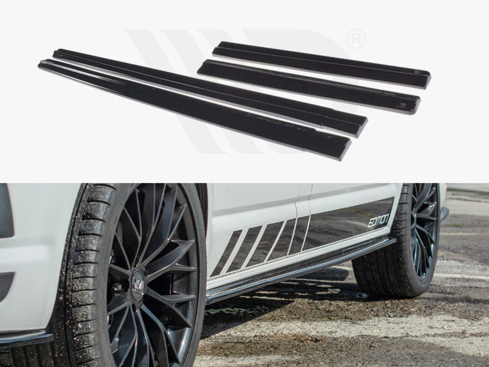 Maxton Design VW-T6-SD1A+BT Side Skirts Diffusers VW T6 | Duco Car Parts UK Car Parts