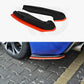 Maxton Design SU-BRZ-1F-RSD1T Rear Side Splitters (black & Red) V.2 Subaru Brz Facelift (2017-2020) | Duco Car Parts UK Car Parts