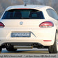 Rieger 00099787 VW 13 Mk3 Scirocco Rear Diffuser for Twin Tailpipe Left & Right - Carbon-Look