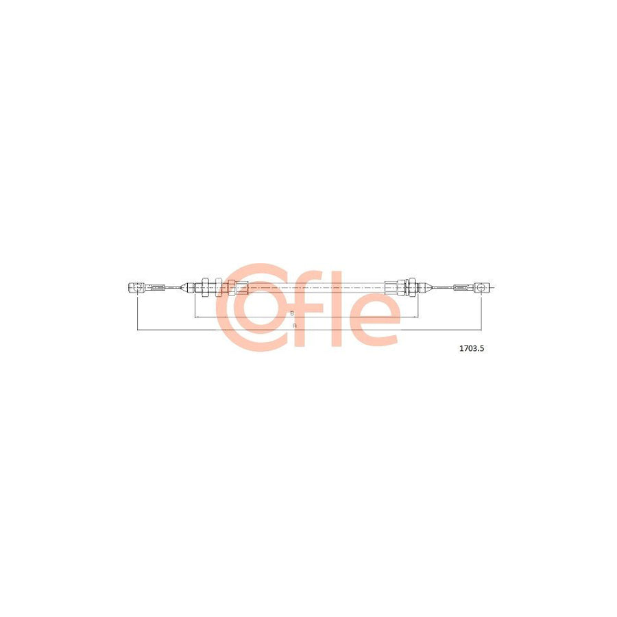 COFLE 1703.5 Throttle Cable for IVECO Daily | Duco Car Parts UK Car Parts