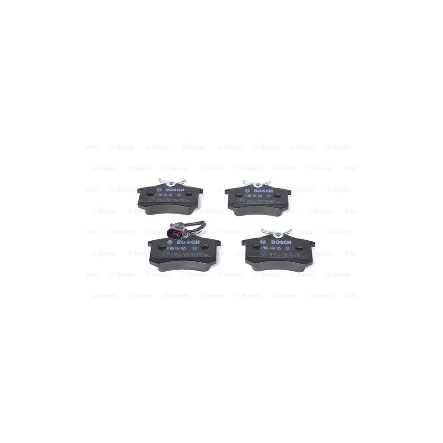Bosch 0986494025 Brake Pad Set For Ford Galaxy Mk1 Wgr Mpv Incl Wear Warning Contact With Anti Squeak Plate With Mounting Manual BP293