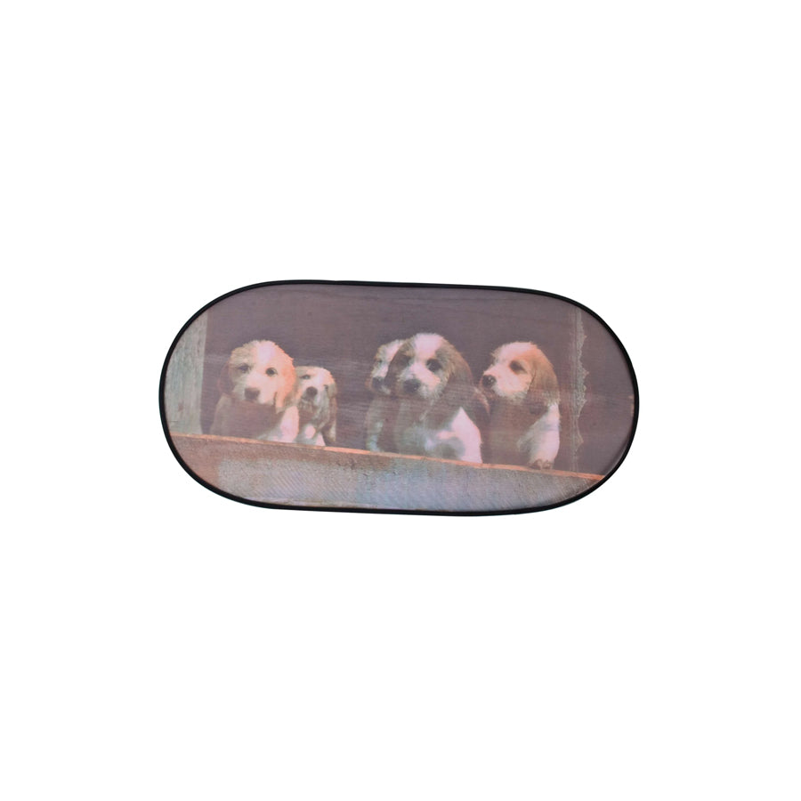 WALSER 16703 Car sun shade Dogs, Multi-coloured, Polyester, Quantity: 1