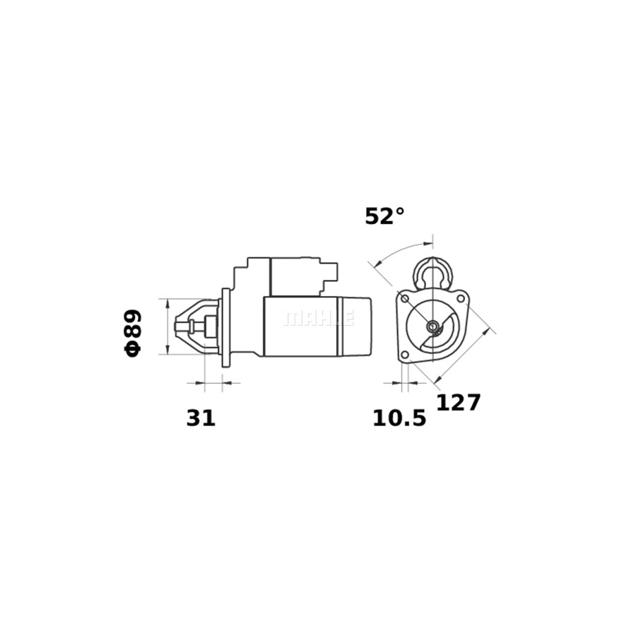 MAHLE ORIGINAL 082 TC 17213 000 Turbocharger
