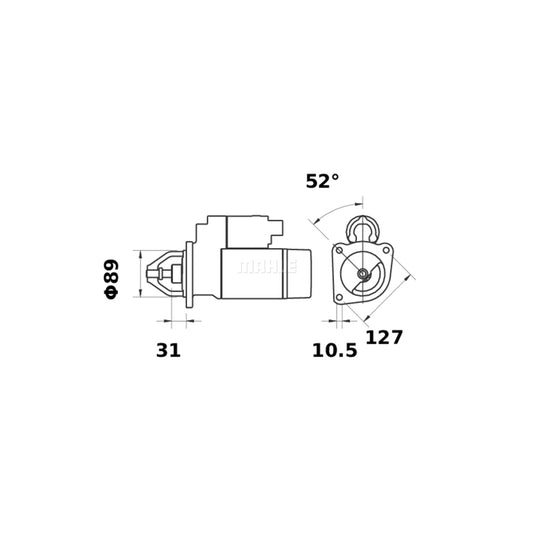 MAHLE ORIGINAL 082 TC 17213 000 Turbocharger