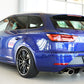 Rieger 00088137 SEAT 5F Leon Cupra Rear Diffuser for Original Tailpipe Left & RIght - Glossy Black