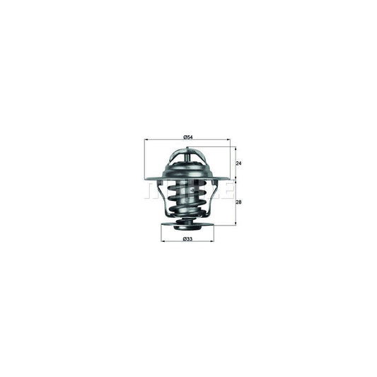 MAHLE ORIGINAL TX 11 87D Engine thermostat Opening Temperature: 87°C, with seal