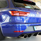 Rieger 00088137 SEAT 5F Leon Cupra Rear Diffuser for Original Tailpipe Left & RIght - Glossy Black
