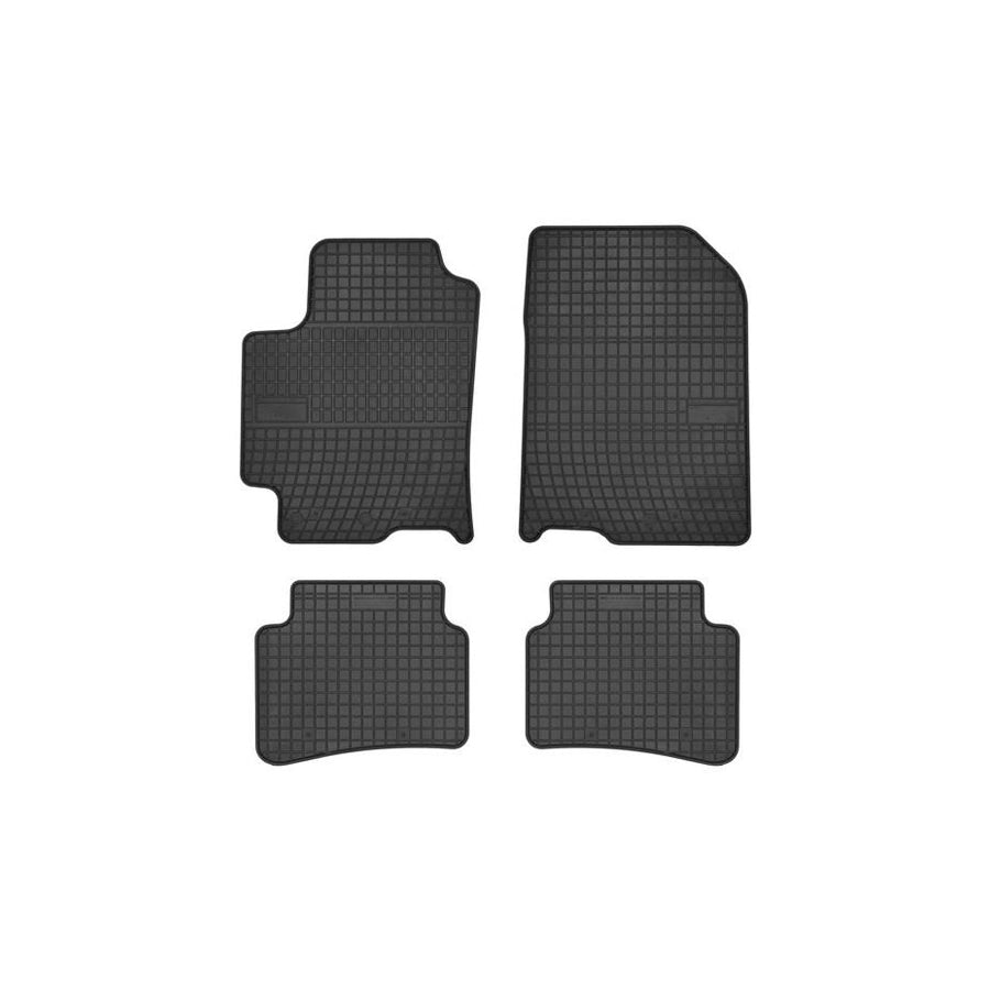 FROGUM Tailored 547860 Floor mat set Elastomer, Front and Rear, Quantity: 4, Black, (LHD)