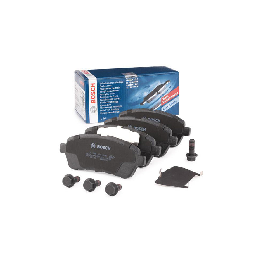 Bosch 0986494195 Brake Pad Set For Ford Fiesta With Anti Squeak Plate With Bolts Screws With Accessories BP1137